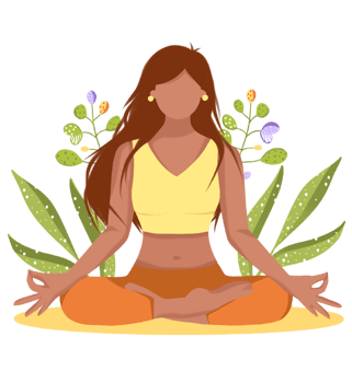 Girl doing yoga and meditating yoga love freedom happiness health png
