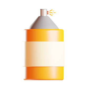 Color Spray 3d Illustration png