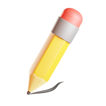 Pencil Tool 3d Illustration png