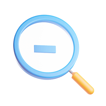 Zoom Out 3d Illustration png