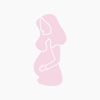 Editable Flat Monochrome Style Side View of Pregnant Woman Holding Her Belly Vector Illustration for Artwork Element of Mother's Day or Womanhood Related Design