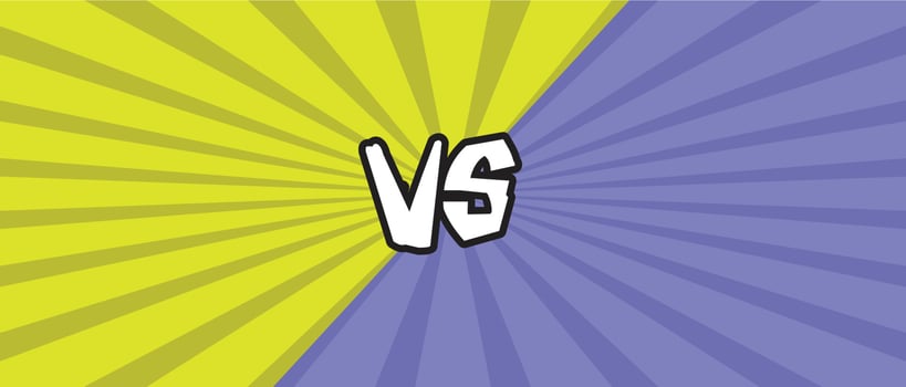 versus battle fight banner background vector