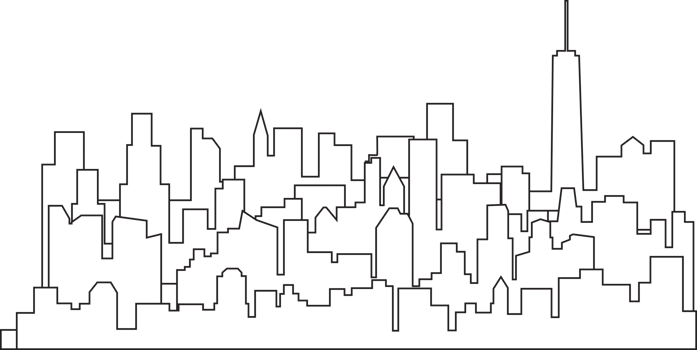 Modern City Skyline. Real estate business concept. png