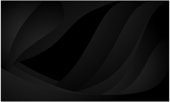 Stylish black wavy background for business cards, presentations, banners etc vector