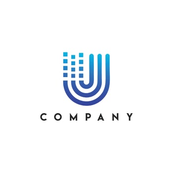 Unitek Logo, letter u logo vector