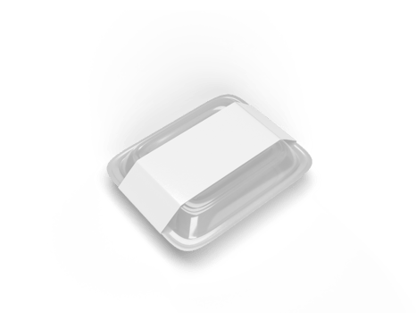 Food Box Packaging 3D Rendering png