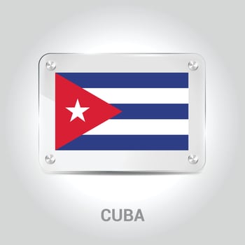Cuba flag design vector