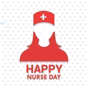 Happy Nurse day design vector