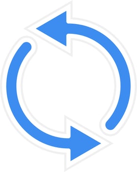 Loop Icon Style vector