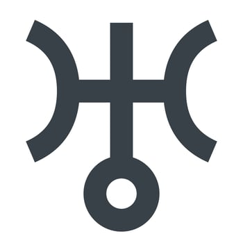 uranus clip art icon vector