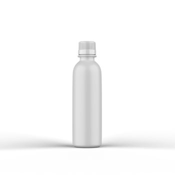 Matte Plastic Bottle 3D Rendering png