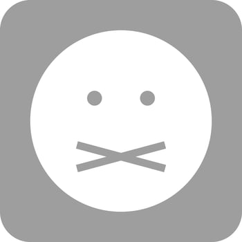 Mute Glyph Round Background Icon vector