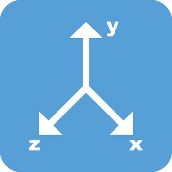 Graph II Glyph Round Background Icon vector