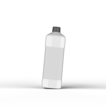 Matte Plastic Bottle 3D Rendering png