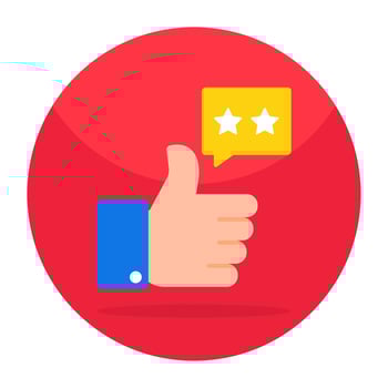 Premium download icon of customer feedback vector