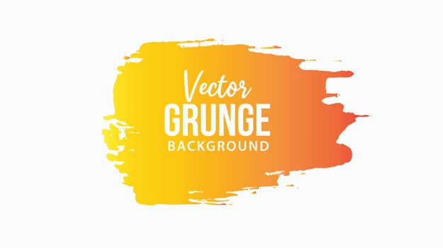 Ink grunge brush stroke vector