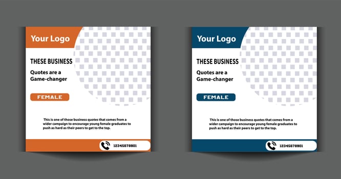 Corporate Social media post design vector