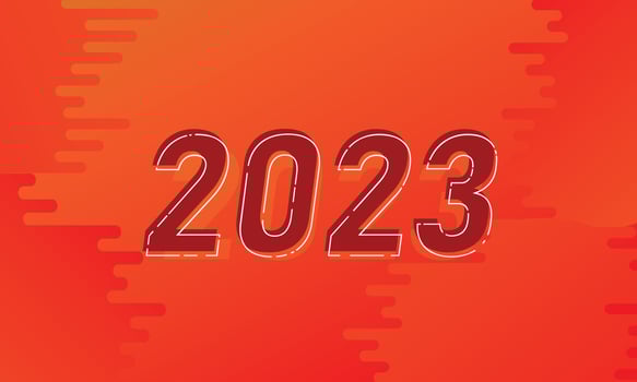 2023. 2023 year. 2023 Design background. Happy New Year 2023. 2023 Vector design illustration. 2023 number design typography for poster, template, banner, or greeting card for Happy new year