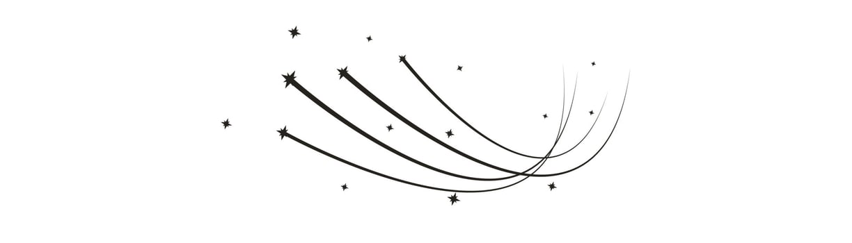 Abstract shooting star, falling star with a powerful trail star on a white background Meteoroid, comet, speed line, motion vortex, asteroid, speed motion line. vector