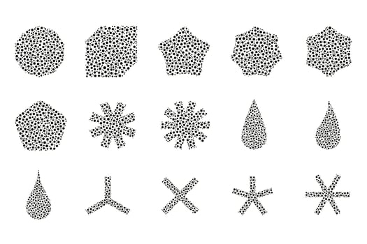 Dot of Shapes Collection 5 vector