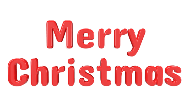 Merry Christmas lettering png