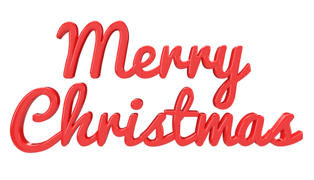 Merry Christmas lettering png
