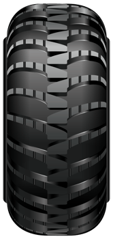 black rubber car tires transparent png