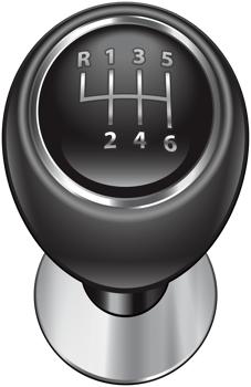 Manual shifter car gear stick png
