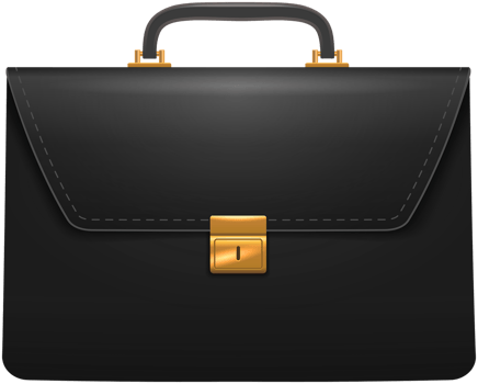 Black Office Bag png