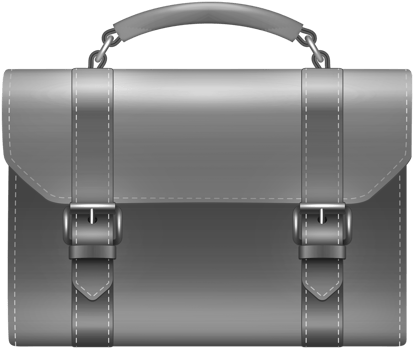Gray Office Bag png