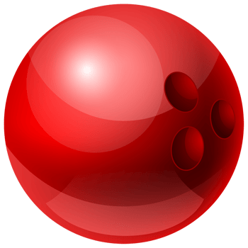 Red Bowling Ball png
