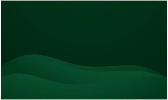 Green abstract wave background for posters, banners, presentations etc vector