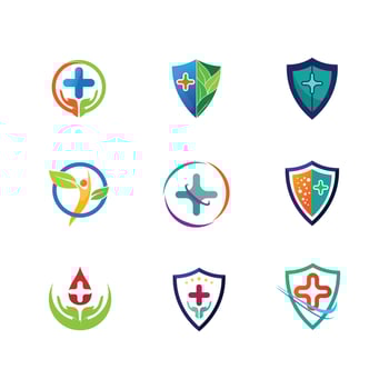 Human character logo sign vector