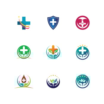 Human character logo sign vector