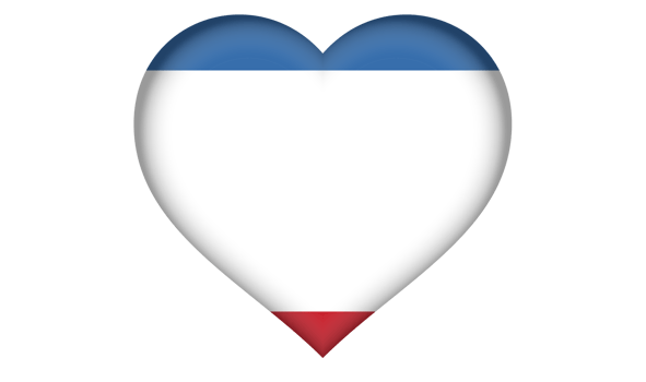 Crimea flag icon in the form of a heart png