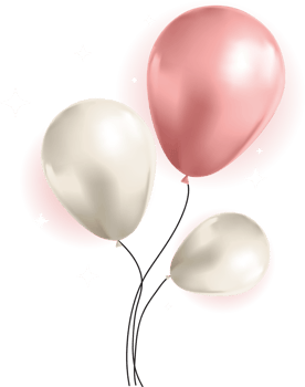 Party Holiday Birthday Background with Balloons png
