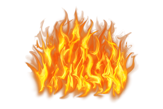 Realistic burning fire flames, Burning hot sparks realistic fire flame, Fire flames effect png