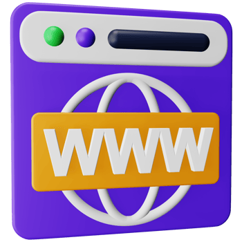 Browser website 3d rendering isometric icon. png