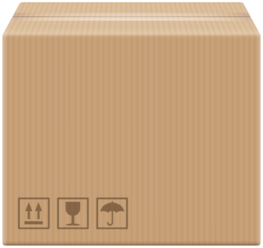 Cardboard Box Brown png