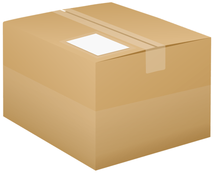 Cardboard Box Brown png