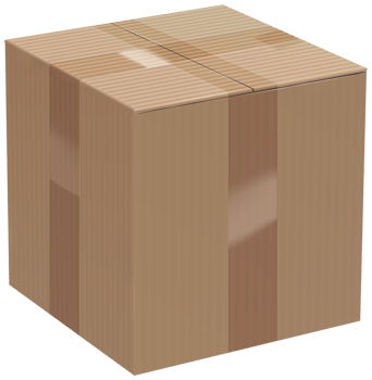 Cardboard Box Brown png