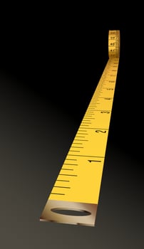 measure tape - vector