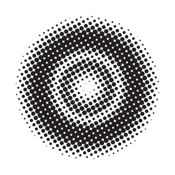 Halftone dot pattern texture background vector