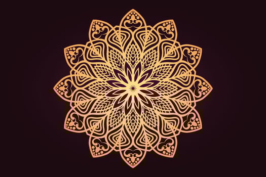 luxury mandala design background free vector
