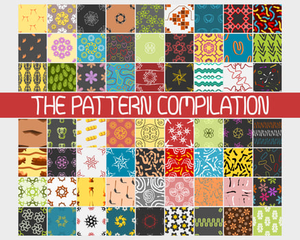 a collection of artistic and elegant seamless patterns. Perfect for home, office, invitation, fabric and other design projects. vector