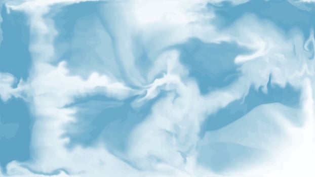 Abstract Blue Sky Textured Background. Watercolor Marble Textured Wallpaper vector