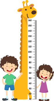 Meter wall giraffe with girl png