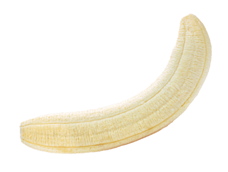 peeled banana isolated png