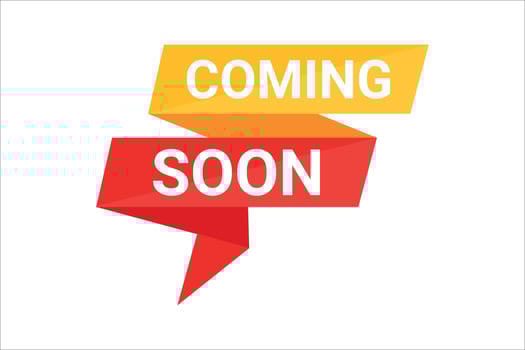 Coming soon vector element design.