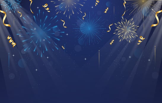 New Year Party Background vector